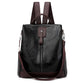 Theft Proof Faux Leather Backpack