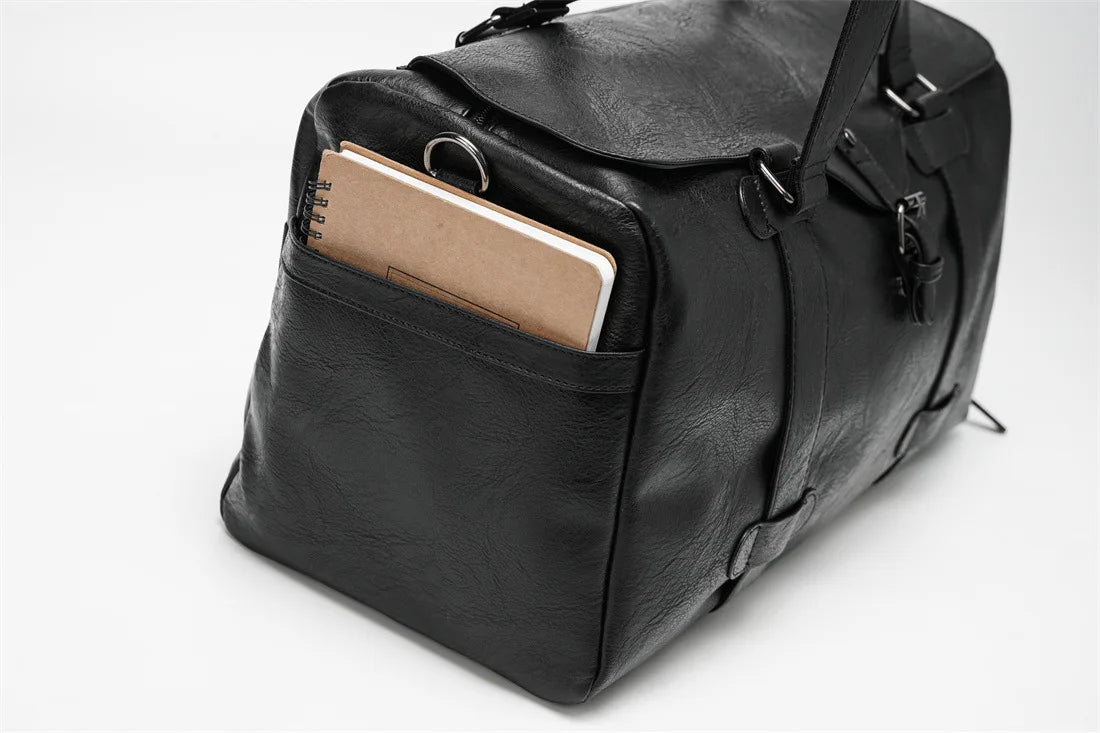 Leather Weekender Bag With Shoe Compartment The Store Bags 