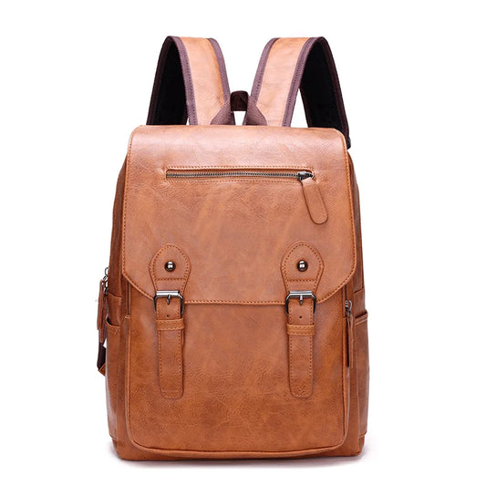 Leather Backpack For 15.6 inch Laptop