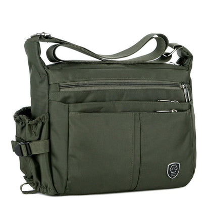 Messenger Bag With Water Bottle Holder The Store Bags Army Green 