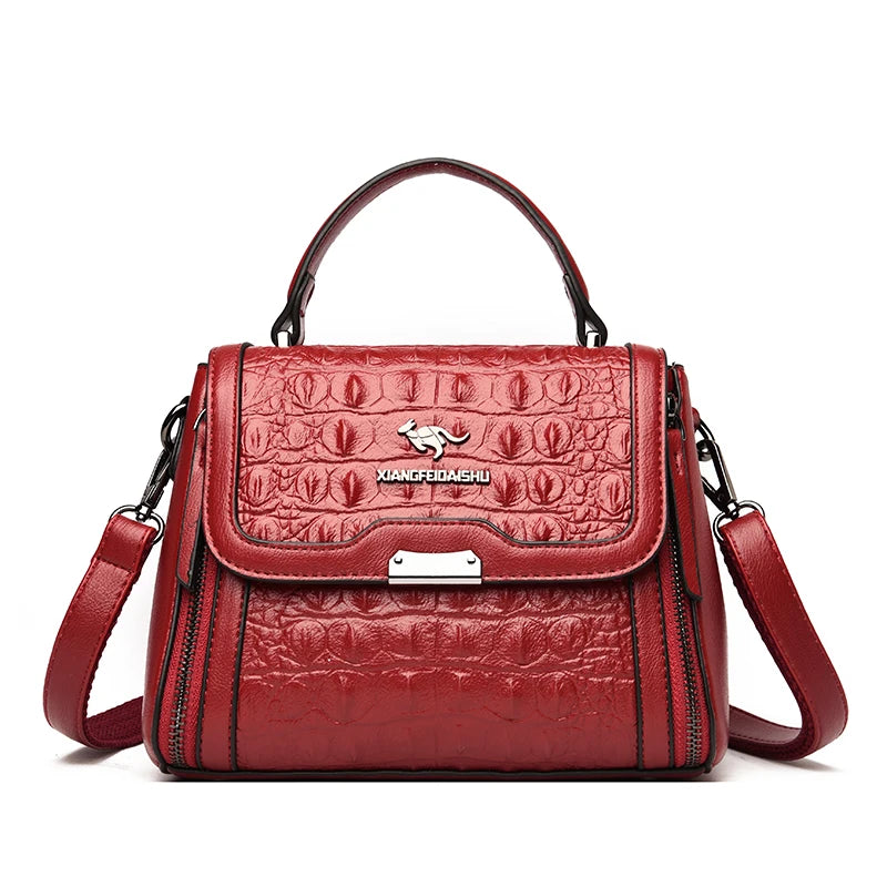 Embossed Crossbody Bag The Store Bags Red 