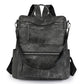 Leather Travel Backpack Anti Theft