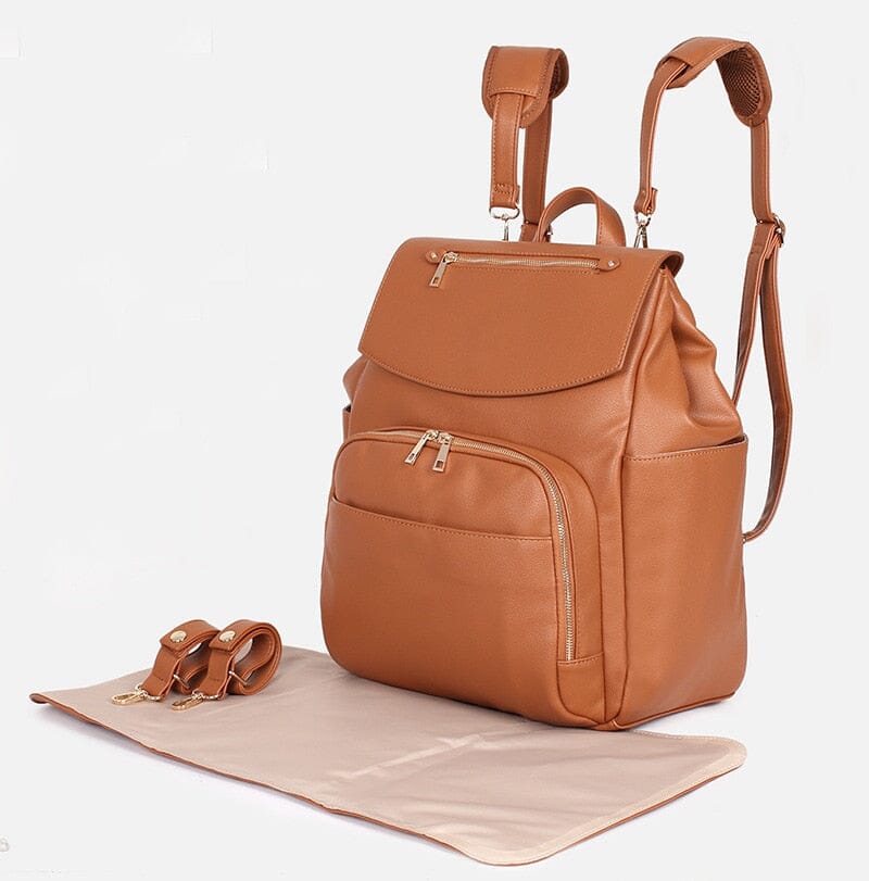 Faux Leather Diaper Bag The Store Bags Brown 