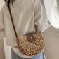 Bolso De Paja De Cuero