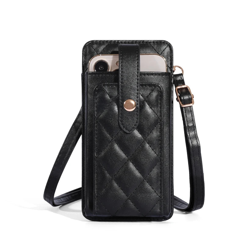 Leather Smartphone Crossbody Bag