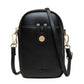 Leather Phone Bag With Strap The Store Bags black 
