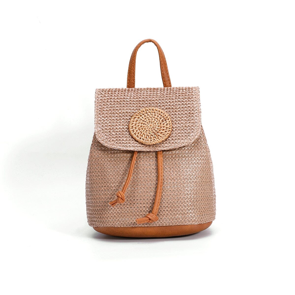 Straw Beach Backpack The Store Bags Brown 