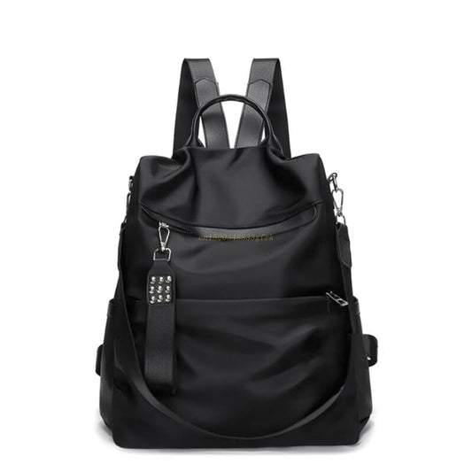 Genuine Leather Gray Unisex Casual Canvas Backpack, only $66.99!