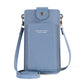 Leather Cellphone Pouch The Store Bags Gray Blue 