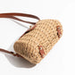 Straw And Brown Leather Purse The Store Bags 