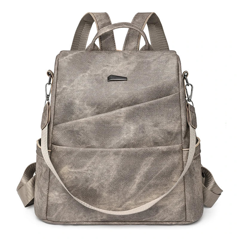 Hidden Zipper Backpack The Store Bags Grey 