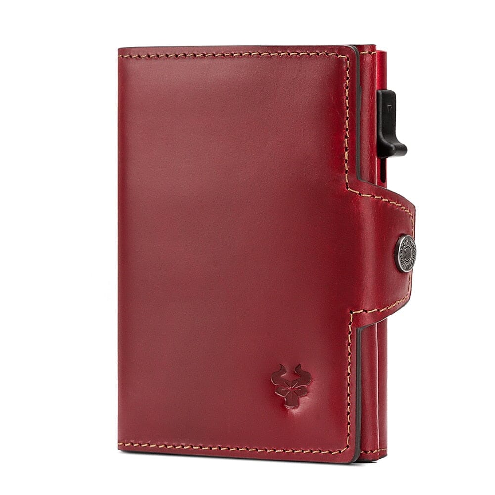 Tactical Leather Wallet For Men The Store Bags red 