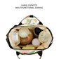 Floral Print Backpack Diaper Bag
