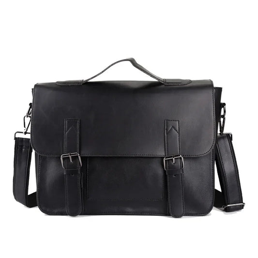 Black Leather 15 inch Bag The Store Bags Black 