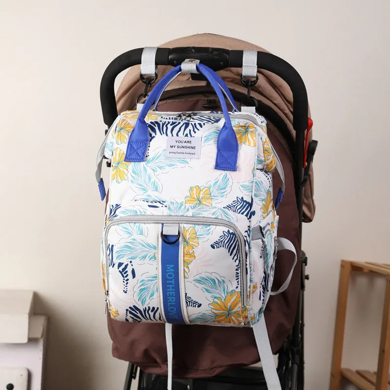 Nylon Diaper Bag Backpack