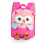 Plush Owl Backpack The Store Bags rose red 