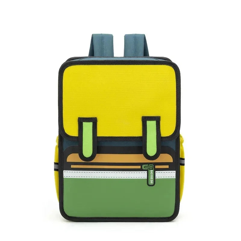 2d Cartoon Backpack