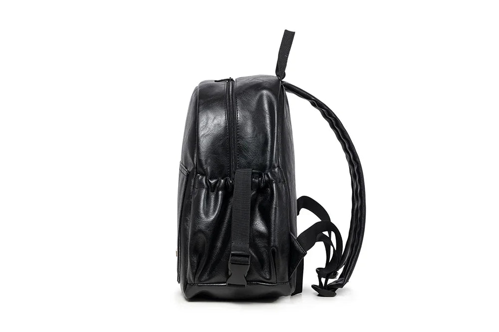 Vegan Leather Diaper Bag Backpack