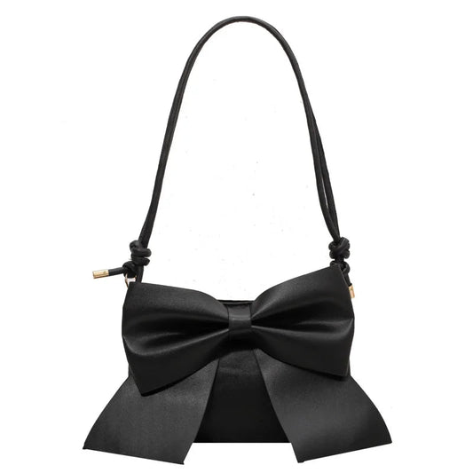 Knot Leather Shoulder Bag The Store Bags Black 