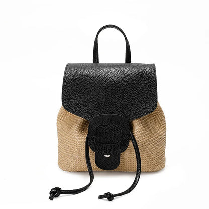 Straw Bag Backpack