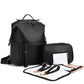 Mochila de piel sintética para pañales
