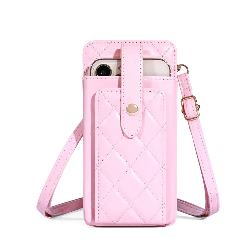 Leather Smartphone Crossbody Bag