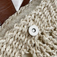 Bolso De Paja De Cuero