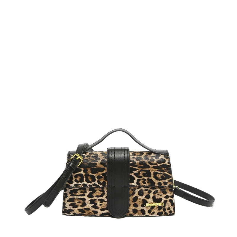 Leopard Print Crossbody Bag The Store Bags Yellow 