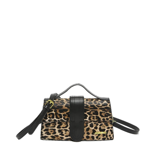 Leopard Print Crossbody Bag The Store Bags Yellow 