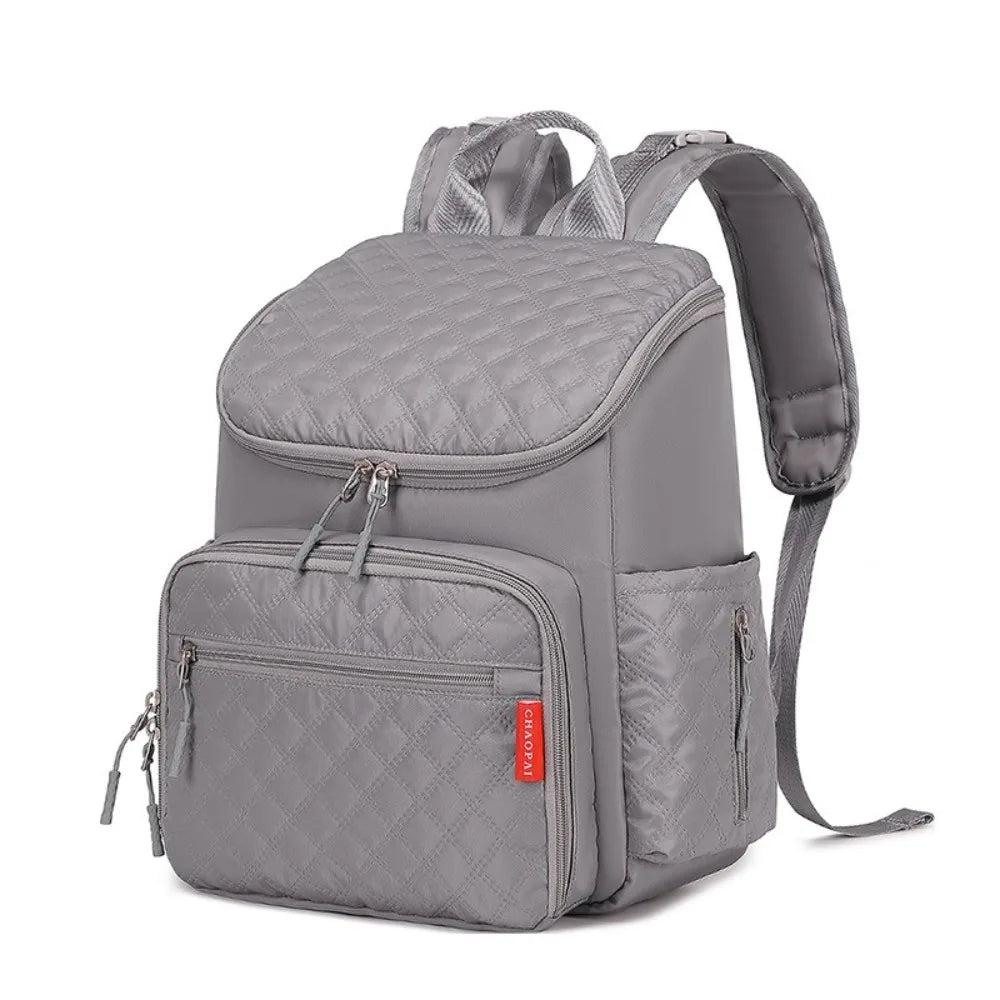 Quilted Diaper Backpack Unisex