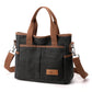 Large Zip Top Canvas Tote Bag