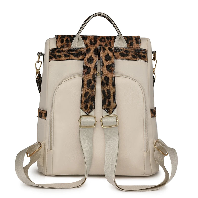 Cheetah Print Backpack Purse