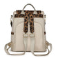 Cheetah Print Backpack Purse