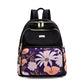 Floral Backpack Purse Concealed Carry The Store Bags Purple tulip 