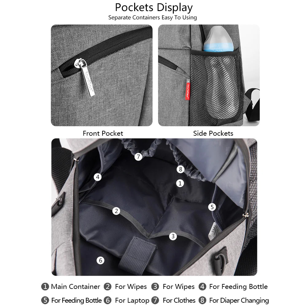 Mochila para pañales
