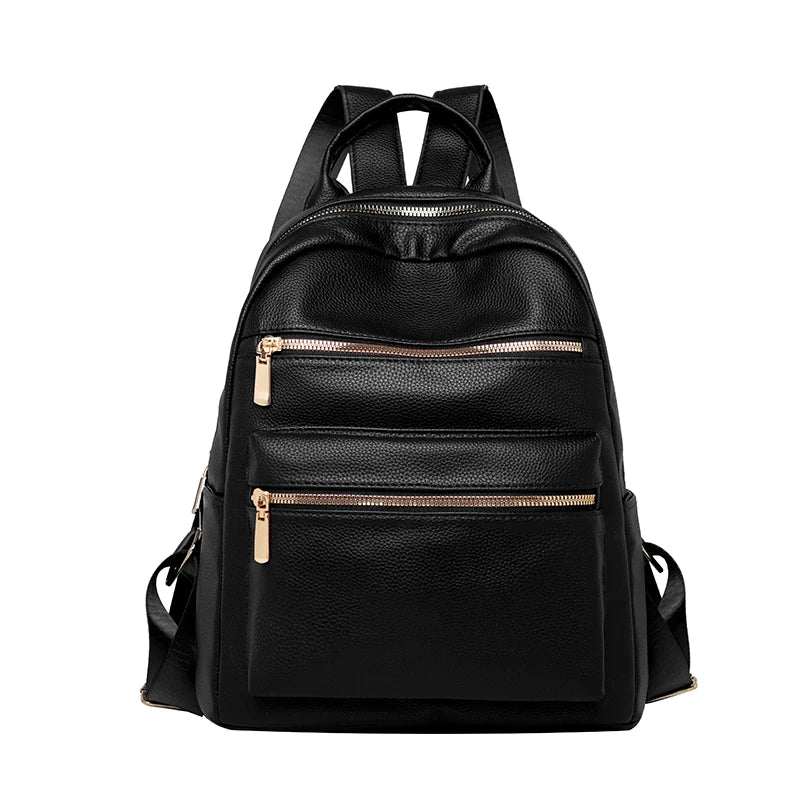 Women's Teal Leather Backpack Women's Teal Leather Backpack