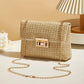 Straw Chain Shoulder Bag