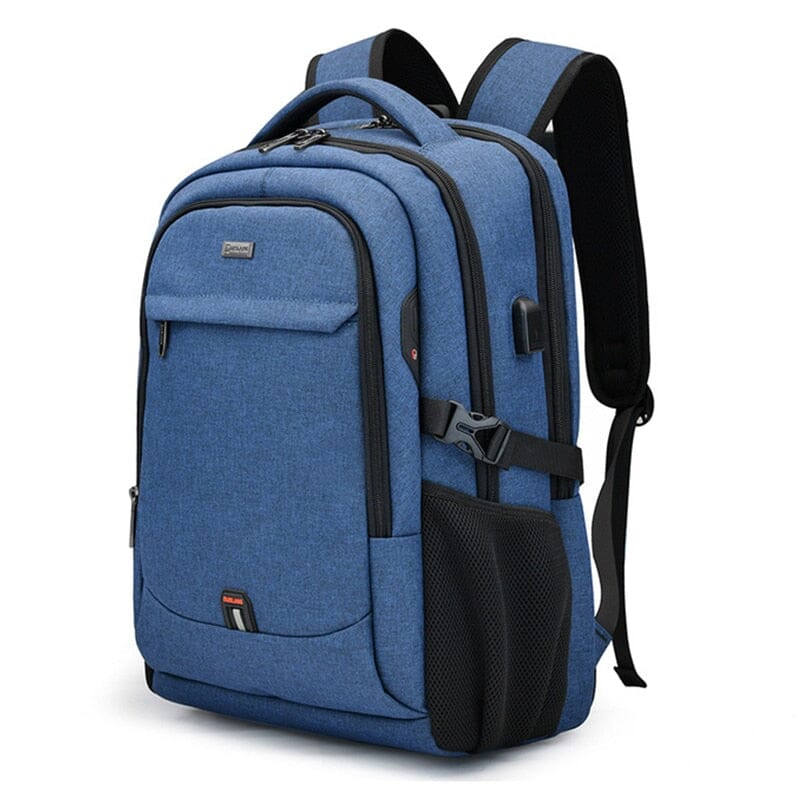 Business Laptop Backpack With USB 17-inch The Store Bags Hot Blue 17 Inches 