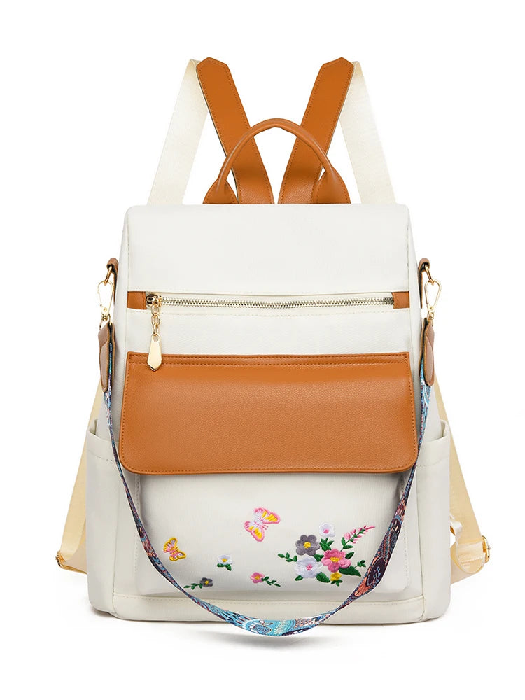 Backpack With Pocket Against Back The Store Bags Off White 