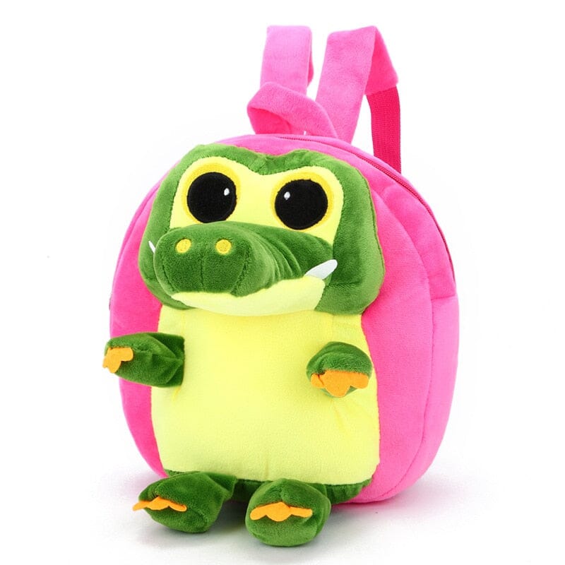 Dinosaur Plush Backpack The Store Bags Rose red 