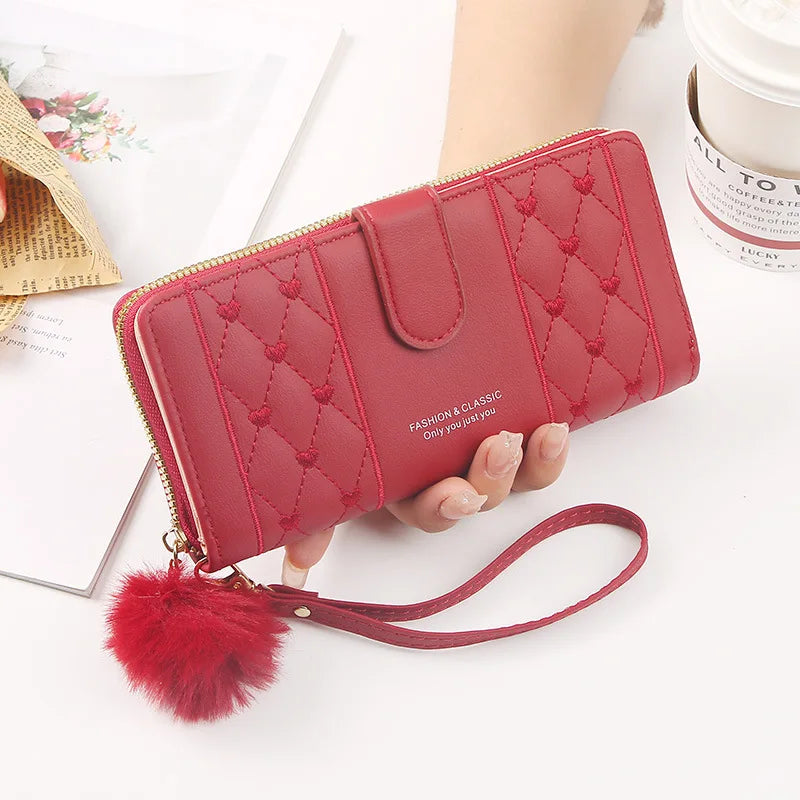 Wristlet Zip Around Purse The Store Bags Red 