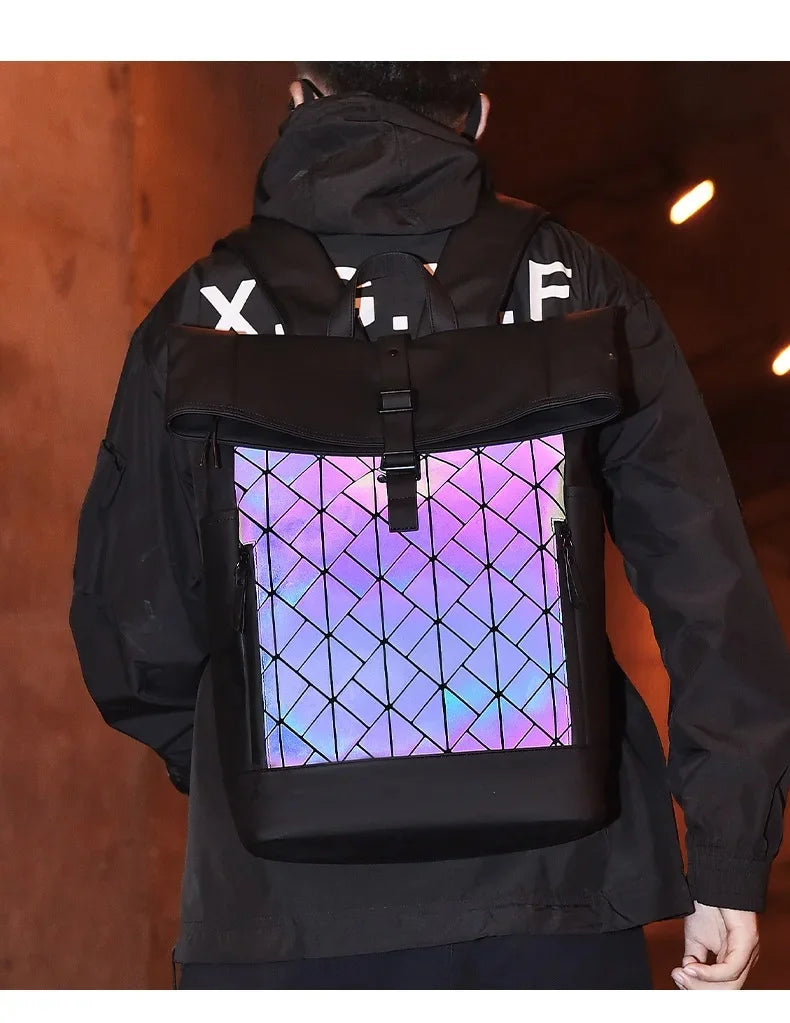 Geometric Light up Backpack