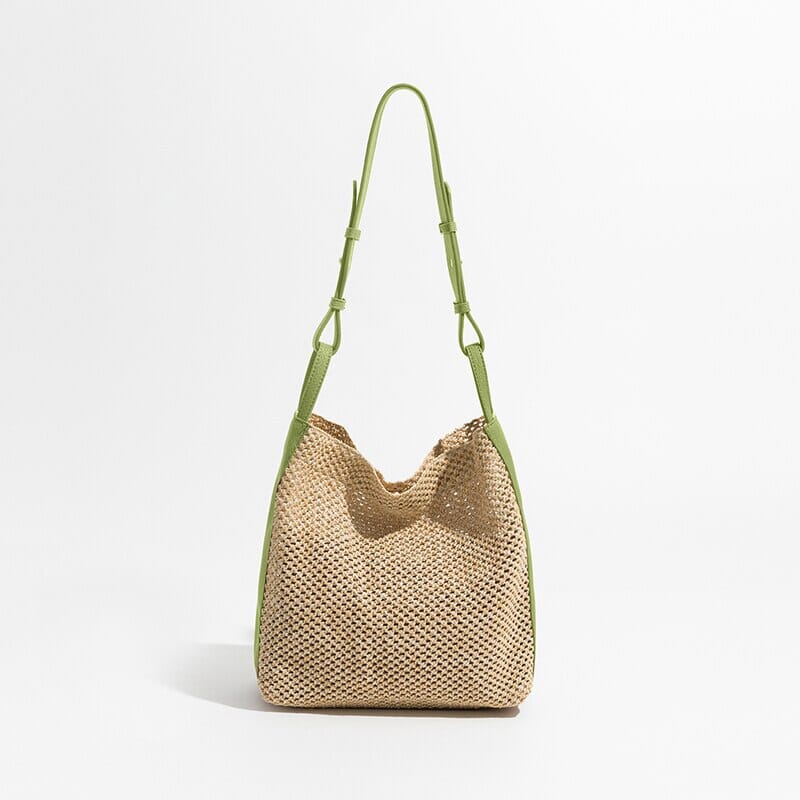 Straw Hobo Bag The Store Bags Green 