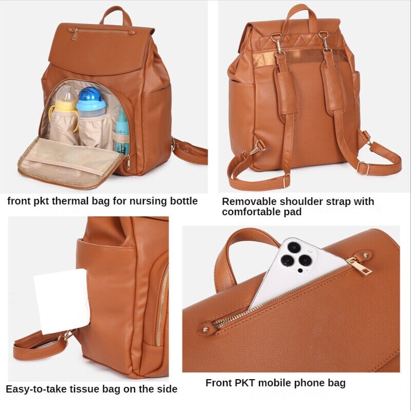 Faux Leather Diaper Bag The Store Bags 
