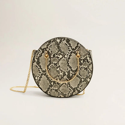 Round Clutch With Chain The Store Bags black 