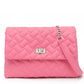 Quilted Purse With Chain The Store Bags HOT PINK 