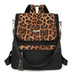 Cheetah Print Backpack Purse