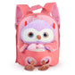 Plush Owl Backpack The Store Bags watermelon red 