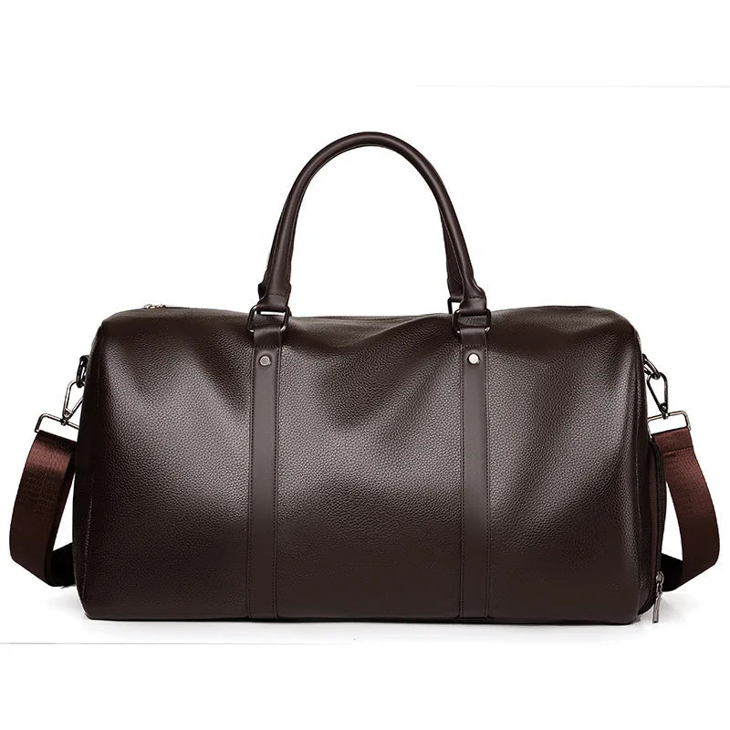 Leather Gym Bag With Shoe Compartment The Store Bags Brown 