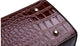 Leather Croc Tote Bag